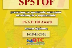 PGA H 100 Award
